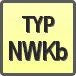 Piktogram - Typ: NWKb
